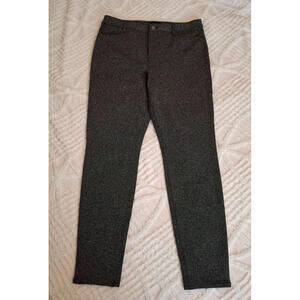 Talbots Women's Size 10 Soho 5-Pocket Jegging Pants‎ Stretch Black & White Ponte